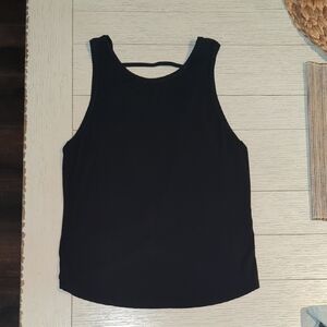 Lululemon Athletica Black Fitted Sleeveless Tank Top